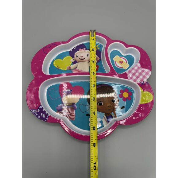 Zak! Designs Shopkins & Doc MsStuffins Plastic Kids Divided Plates Set Of 2 - Picture 5 of 11